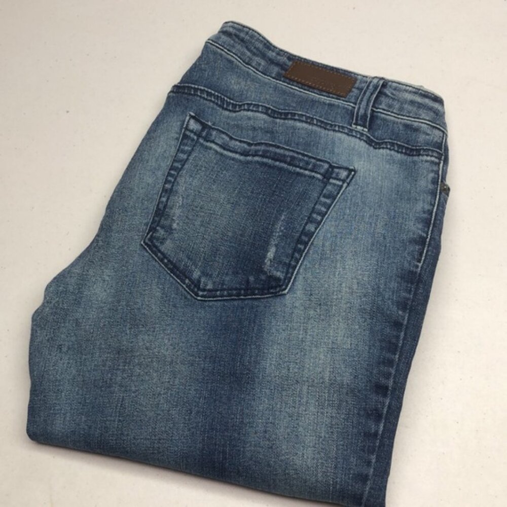 LIKE NEW KENNETH COLE FACTORY DISTRESS SKINNY JEANS 12/31x26 ⭐️